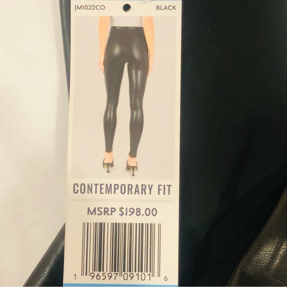 NWT New JOIE Faux Leather leggings Black Vegan various sizes MSRP $198 - Picture 12 of 13